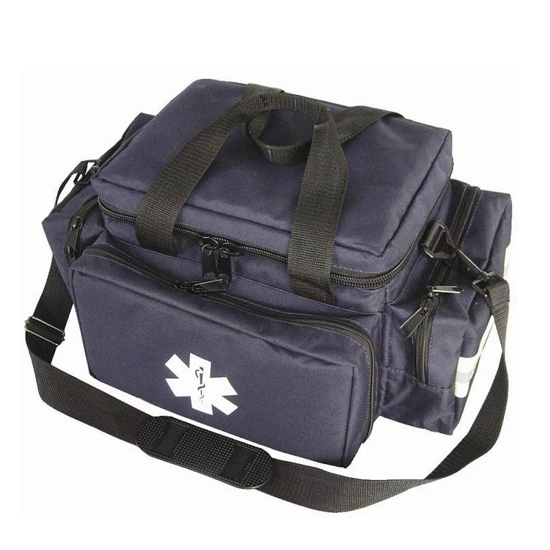 Bolsa de trauma - Bolsa con logotipo de Star of Life con bolsillos con cremallera, ribete reflectante y correas de hombro Bolsa de trauma SR-TB0505